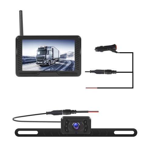 4.3-inch Car Reversing Camera & Monitor Set Rear View Dash Cam Standard