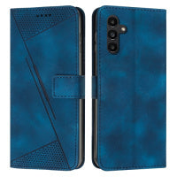 Samsung Galaxy A16 5G Dream Triangle Leather Phone Case with Long Lanyard(Blue)
