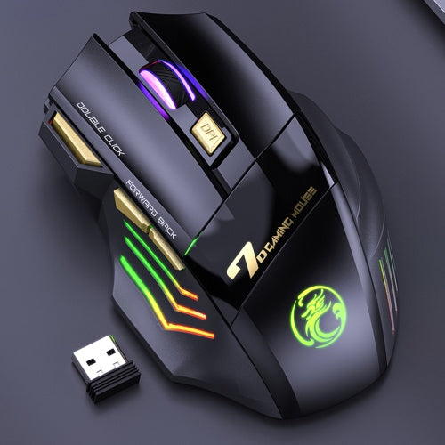 iMICE GW-X7 7-button Silent Rechargeable Wireless Gaming Mouse