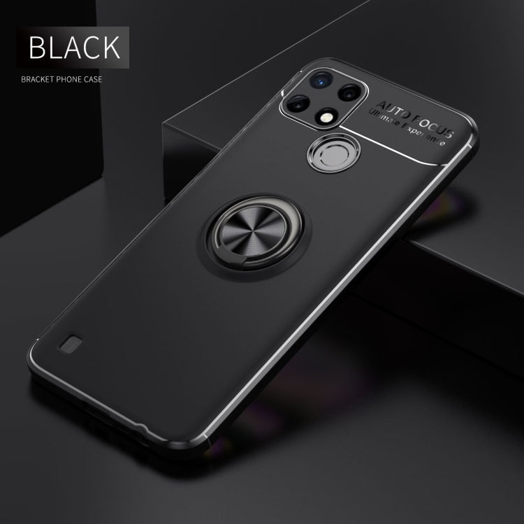 Copy of OPPO Realme C21Y Metal Ring Holder TPU Phone Case(Black)