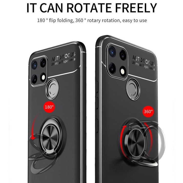 Copy of OPPO Realme C21Y Metal Ring Holder TPU Phone Case(Black)