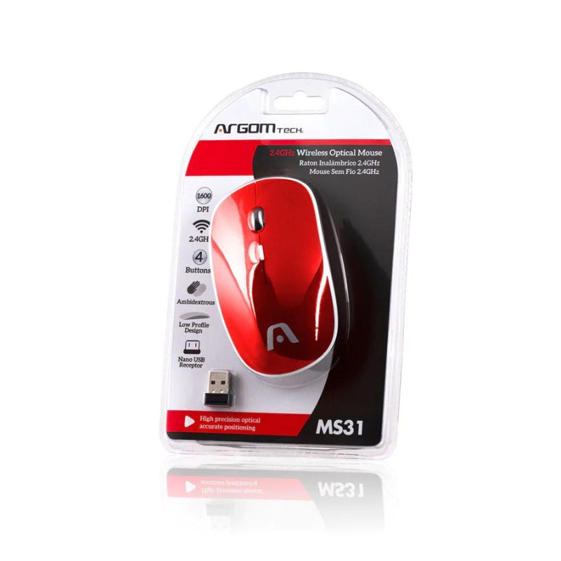 Copy of 2.4GHZ WIRELESS OPTICAL MOUSE MS31 ARG-MS-0031RD