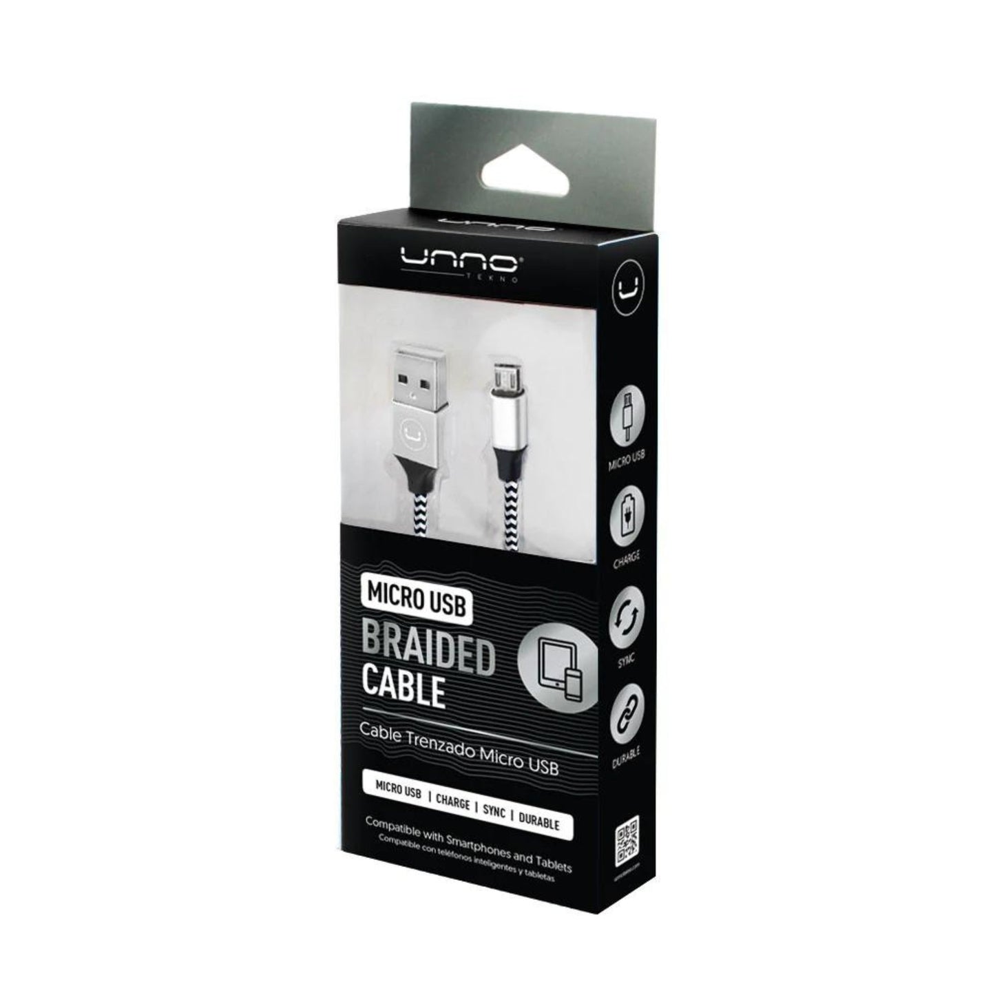 Copy of MICRO USB 2.0 BRAIDED CABLE | 5 FT CB4061SV