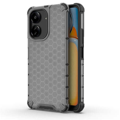 For  Redmi 13C 4G Shockproof Honeycomb Phone Case(Black) (Copy)