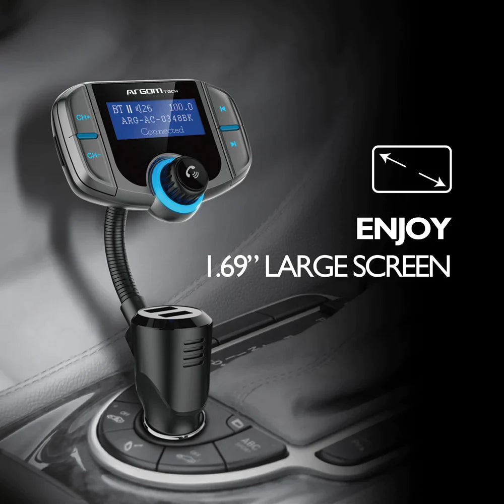 Copy of SPECTRO T4 HANDS-FREE CAR KIT WITH DUAL USB QUICK CHARGING PORTS