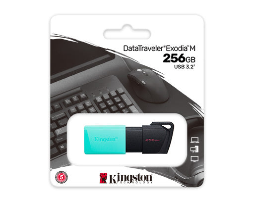 DataTraveler® Exodia™ M is a USB 3.2 Gen 1