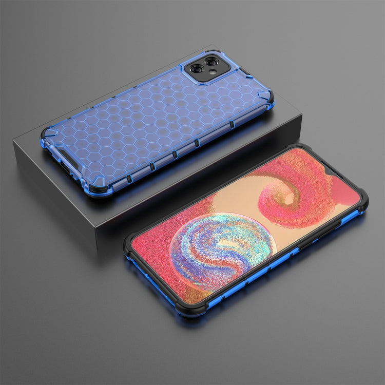 Samsung Galaxy A04e 4G Honeycomb Phone Case(Blue)