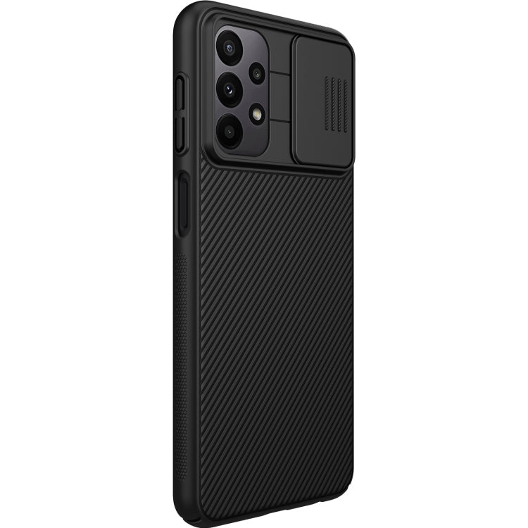 Samsung Galaxy A23 4G NILLKIN Black Mirror Series Camshield PC Phone Case(Black)
