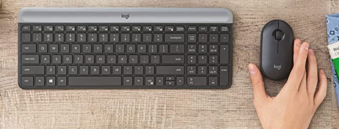 Logitech MK470 Slim Wireless Keyboard and Mouse Combo