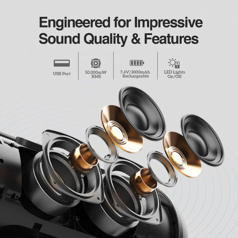 RADYON X42 WIRELESS BT SPEAKER ARG-SP-3142BK