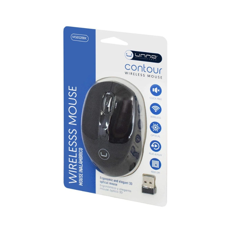 CONTOUR WIRELESS MOUSE MS6528BK