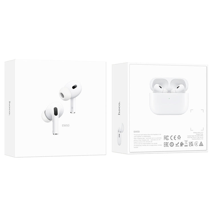 hoco EW50 True Wireless Bluetooth Earphone(White)