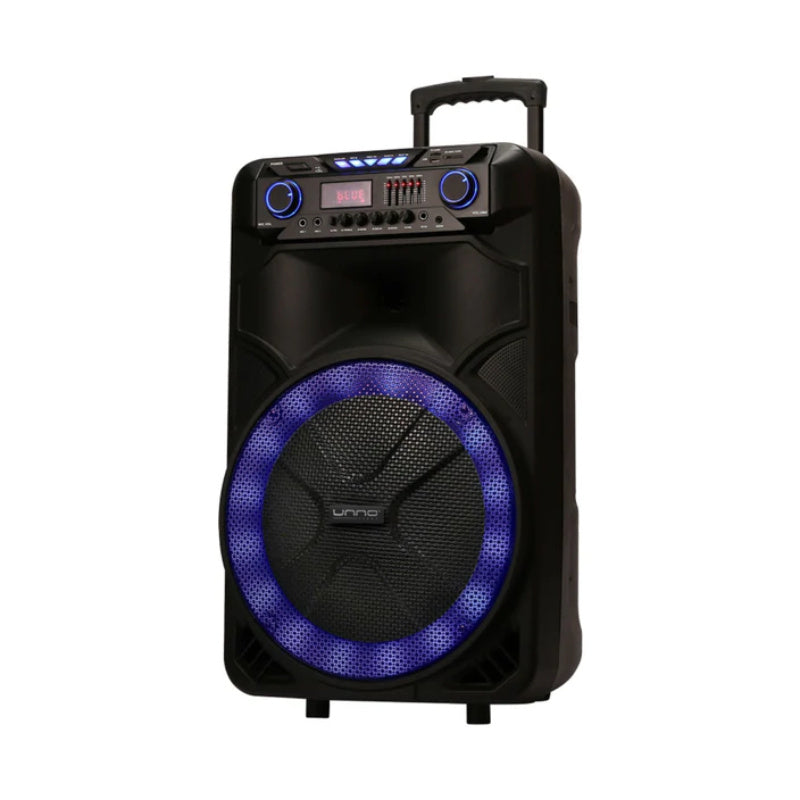 SOUNDWAVE 25 PRO PORTABLE SPEAKER WITH LED LIGHTS & STAND SP9428BK