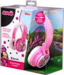 Disney Junior Minnie Bluetooth Headphones - White/Pink