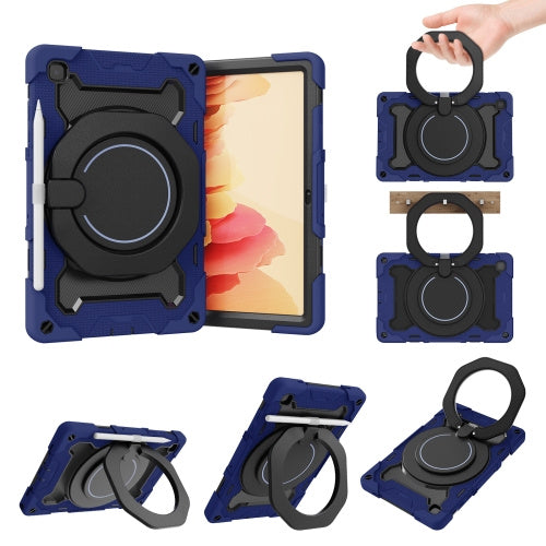 Samsung Galaxy Tab A7 10.4 T505 Armor Contrast Color Silicone + PC Tablet Case(Blue)