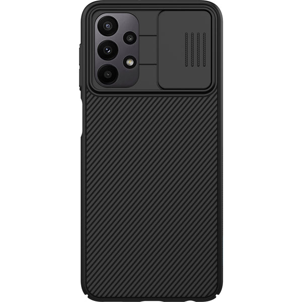 Samsung Galaxy A23 4G NILLKIN Black Mirror Series Camshield PC Phone Case(Black)