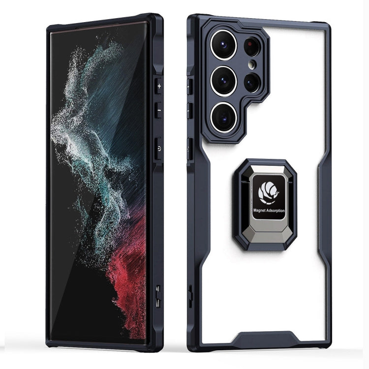 Samsung Galaxy A53 5G Armor Shockproof Magnetic Ring Phone Case(Black)