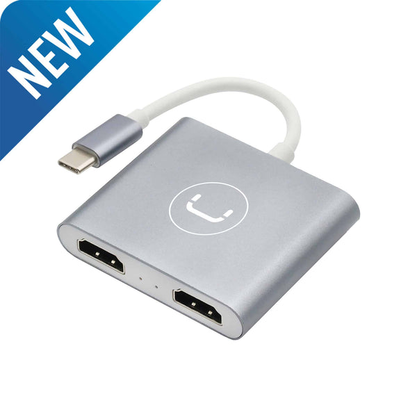 USB C TO DUAL HDMI PORT ADAPTER HB1103SV