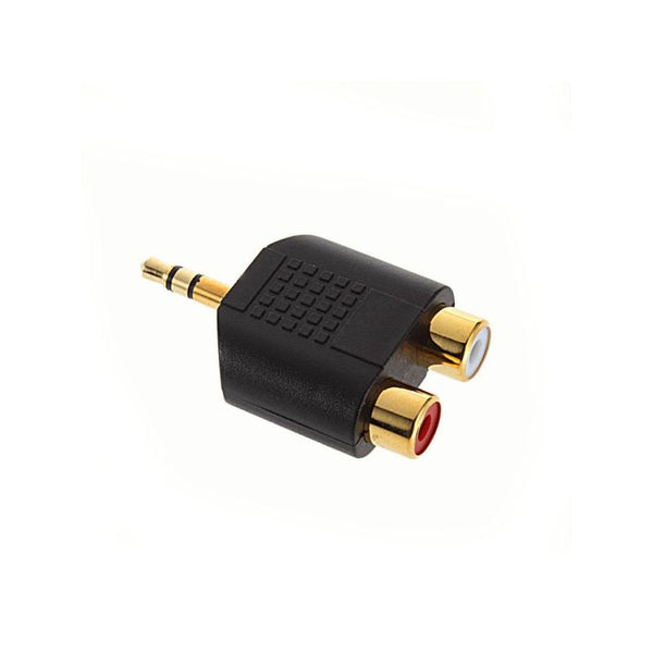 IMEXX 3.5 DC JACK ADAPTER TO 2 RCA FEMALE