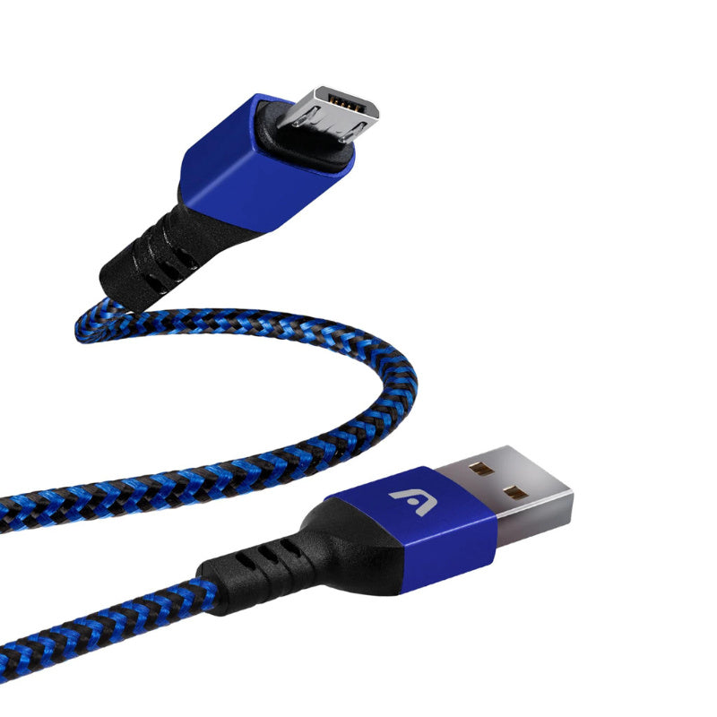 CABLE MICRO USB TO USB 2.0 NYLON BRAIDED DURA FORM ARG-CB-0021Bl