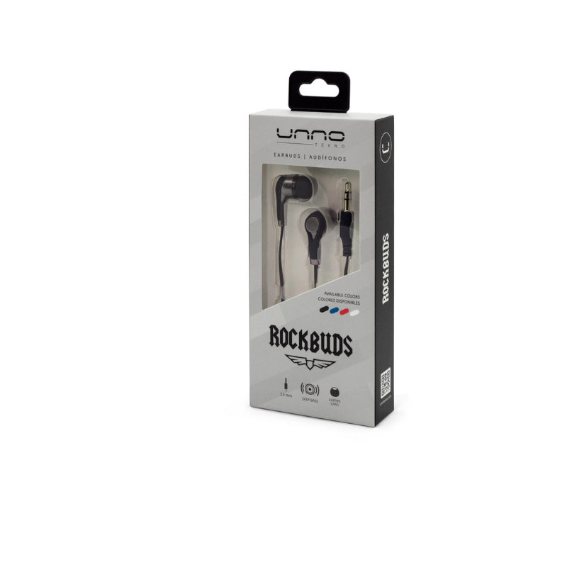 Copy of UNNO ROCKBUDS EARBUDS BLACK HS7003BK