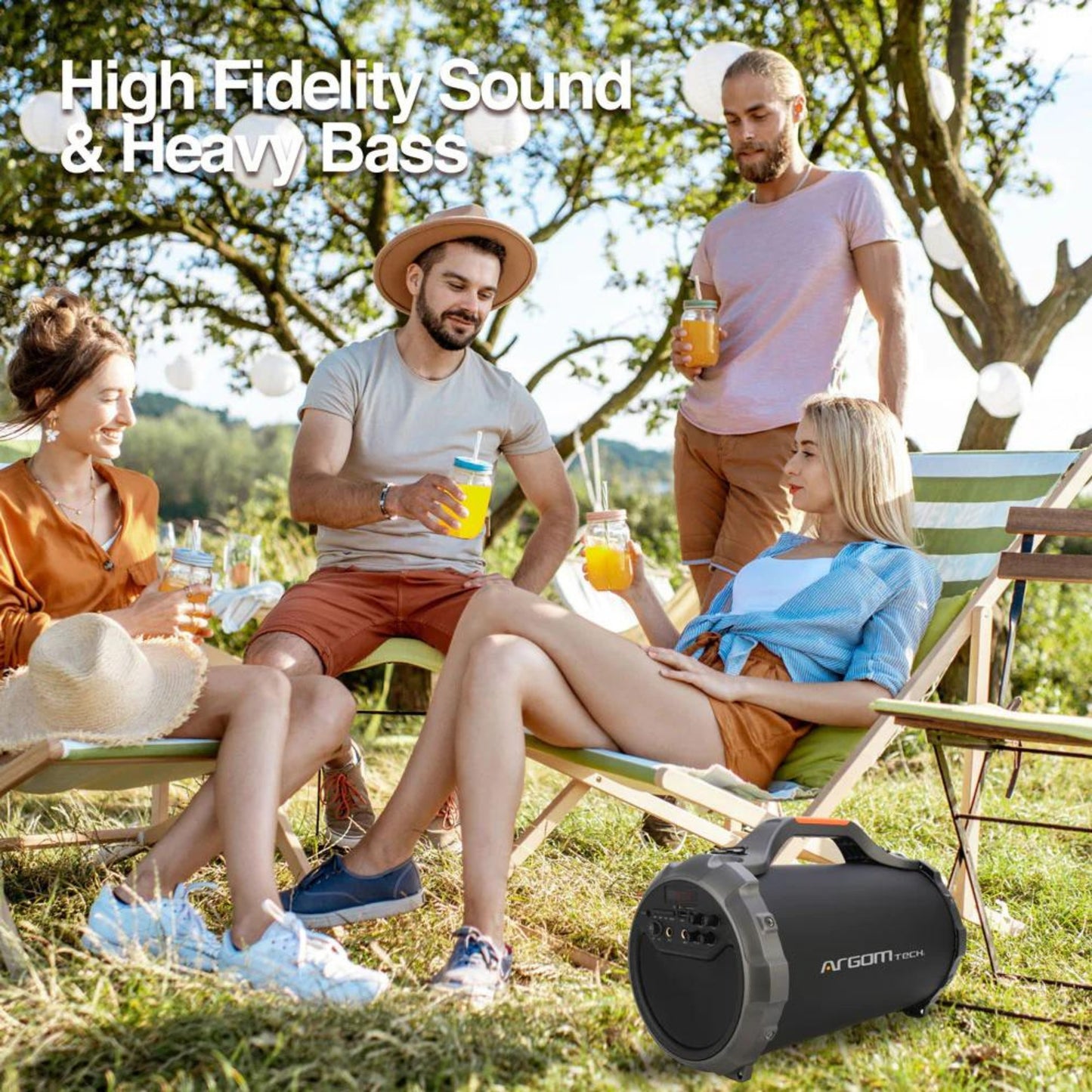 BAZOOKA PRO BEATS WIRELESS BT SPEAKER ARG-SP-3360BK