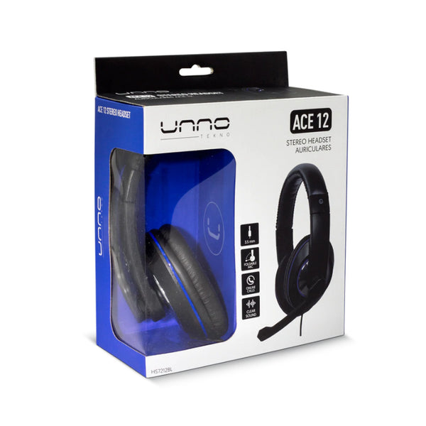 ACE 12 HEADSET 3.5 MM WITH MIC HS7212BL