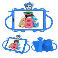 Copy of Samsung Tab A 10.1 (2019) T510 / T515 Cartoon Monkey Kids Tablet (Blue)