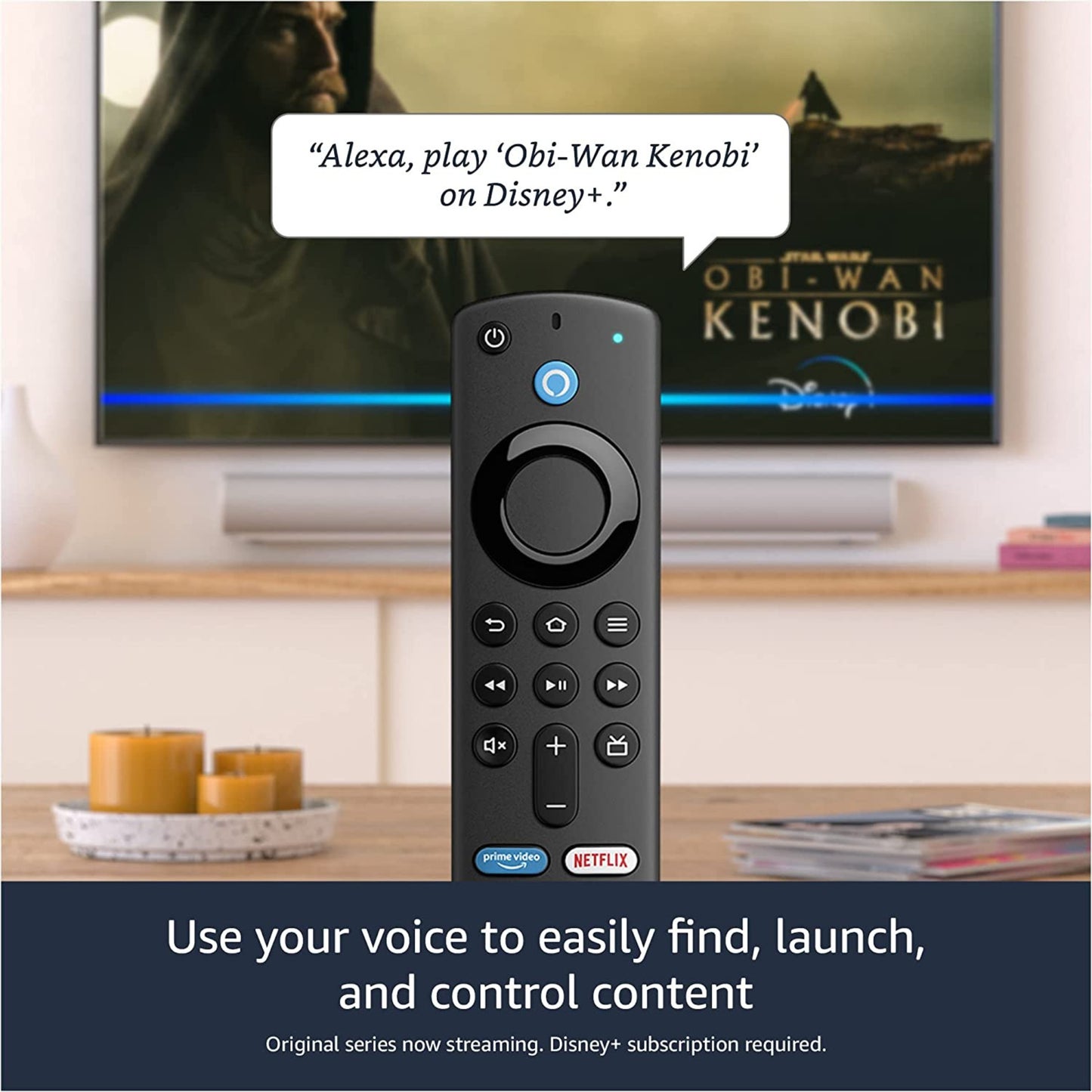 Fire TV Stick 4K Max streaming device, Wi-Fi 6, Alexa Voice Remote (includes TV controls