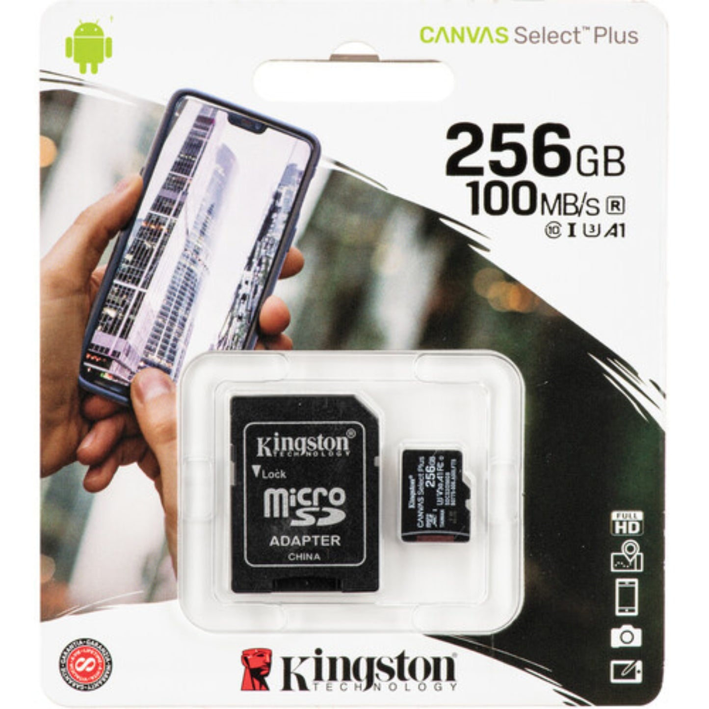 256GB KINGSTON CANVAS SELECT PLUS MICRO SD