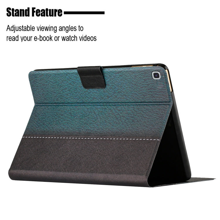 Samsung Galaxy Tab A7 10.4 2020 T500 Stitching Tablet Case(Green)