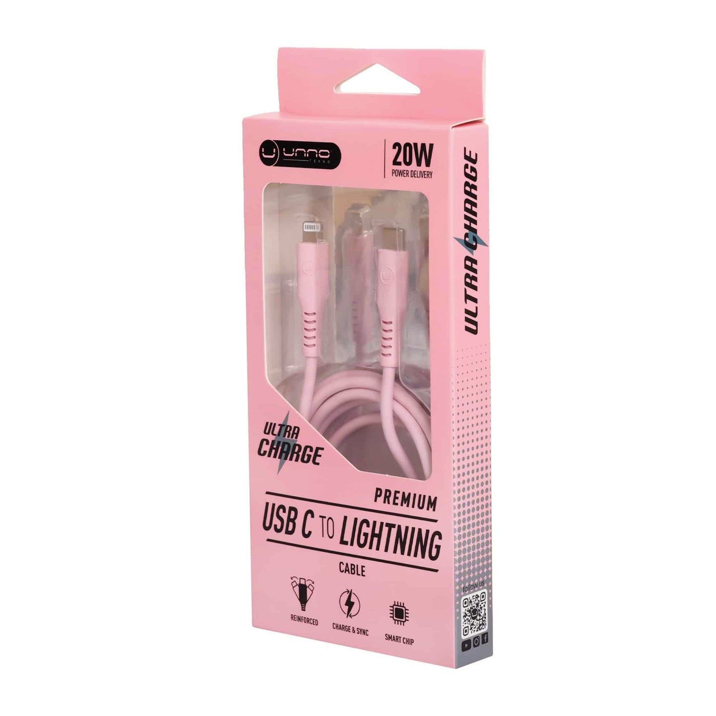 PREMIUM USB C TO LIGHTNING CABLE PD20W | 5FT CB4074PK