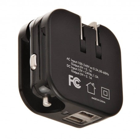 IRAGO 2 IN 1 TRAVEL CHARGER  2 USB