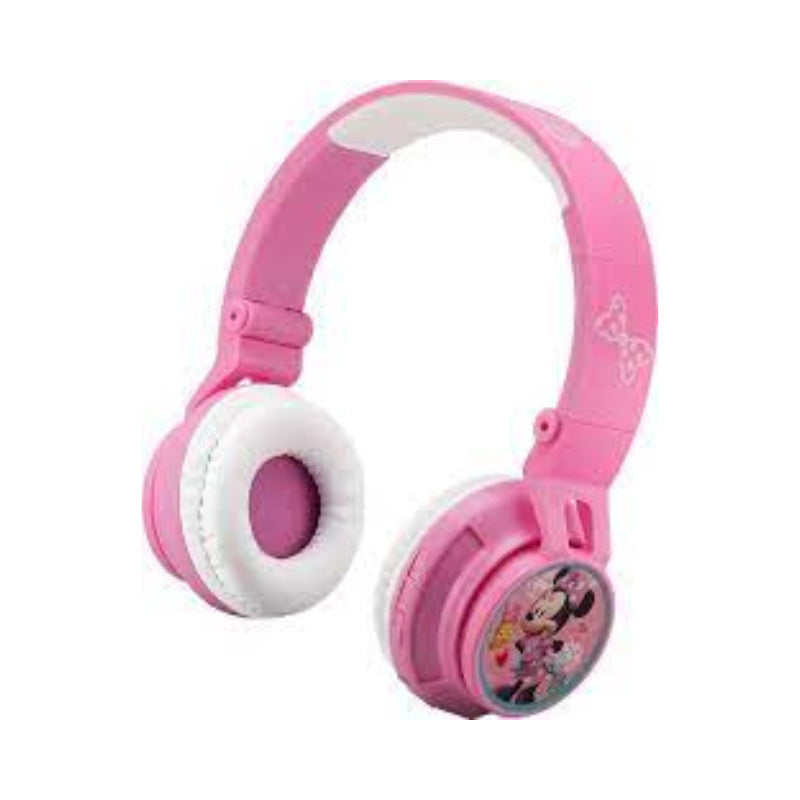 Disney Junior Minnie Bluetooth Headphones - White/Pink
