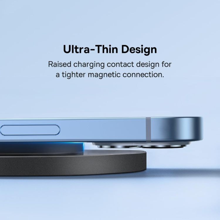 Baseus BS-W530 15W QI Fast Wireless Charger with USB-C / Type-C Cable(Black)