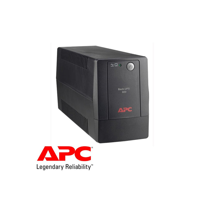 APC Back-UPS 600VA, 120V, AVR, LAM, 4 NEMA outlets