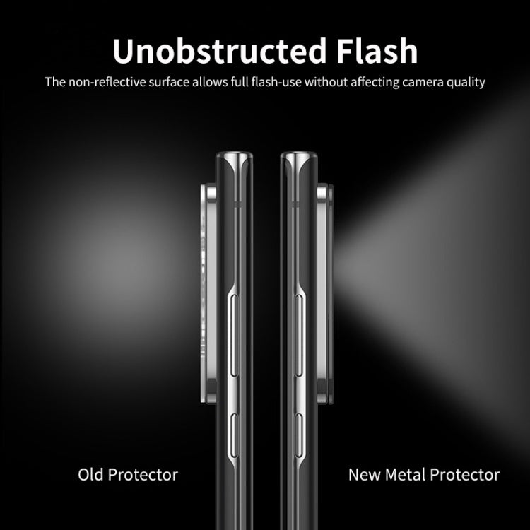 Samsung Galaxy S22 Ultra 5G Camera Lens Protector Full Cover(Silver)