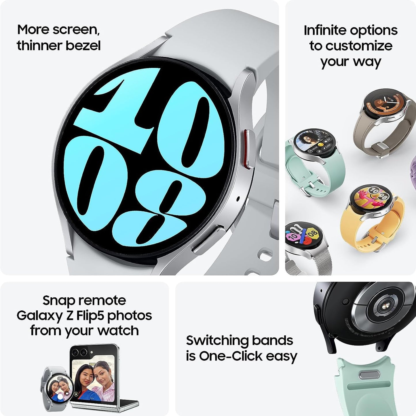 Galaxy Watch 6 SM-RM950 Classic 44mm Silver