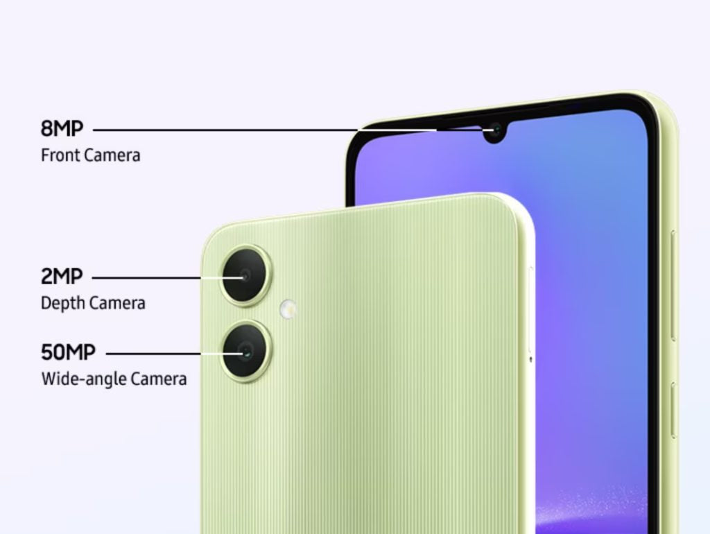Samsung A05 128GB + 4GB RAM LIGHT GREEN