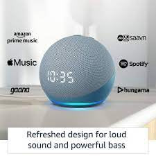 Echo Dot (4th Gen, 2020 release) | Smart speaker with Alexa | Twilight Blue