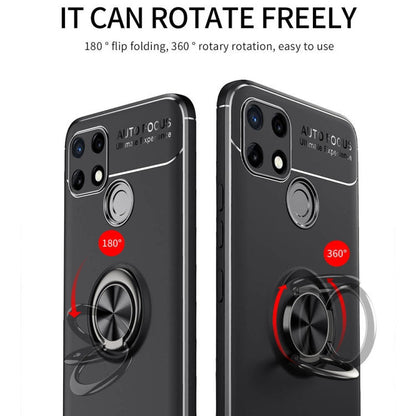 Copy of OPPO Realme C21Y Metal Ring Holder TPU Phone Case(Black)