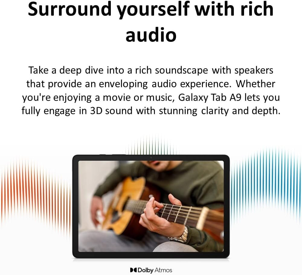 GALAXY TAB A9 WIFI ONLY 64GB+4GB RAM GRAPHITE