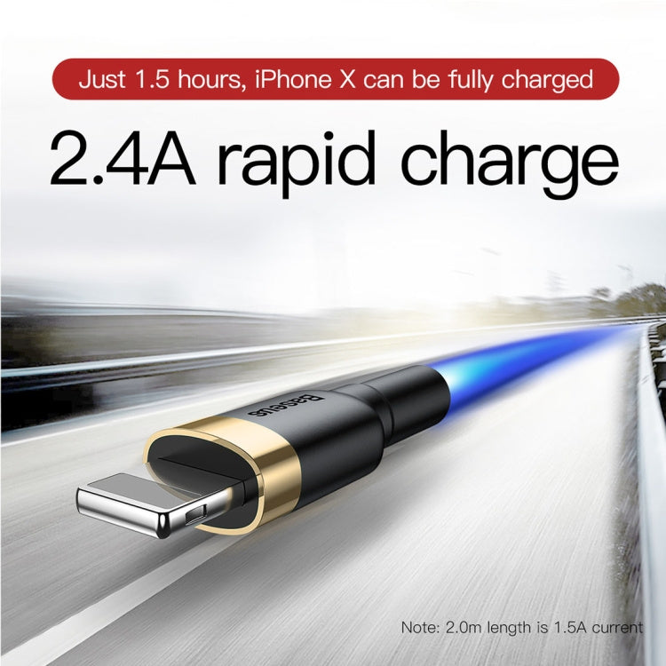 Baseus 1.5A 2m USB to 8 Pin High Density Nylon Weave USB Cable