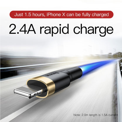Baseus 1.5A 2m USB to 8 Pin High Density Nylon Weave USB Cable