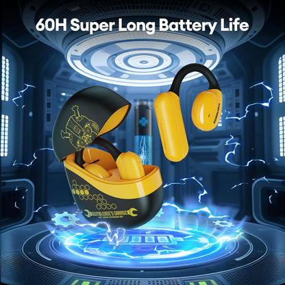 Transformers TF-T21 Open Ear Headphones Bluetooth Bumble Bee
