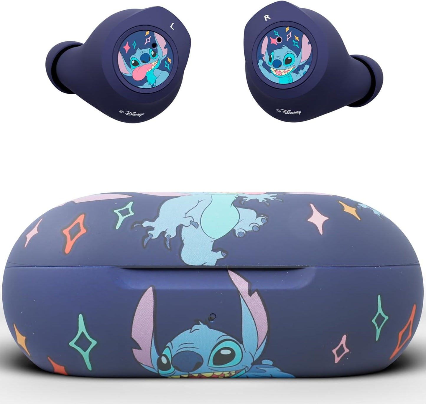 Disney Lilo and Stitch Bluetooth Earbuds w/Charging Case