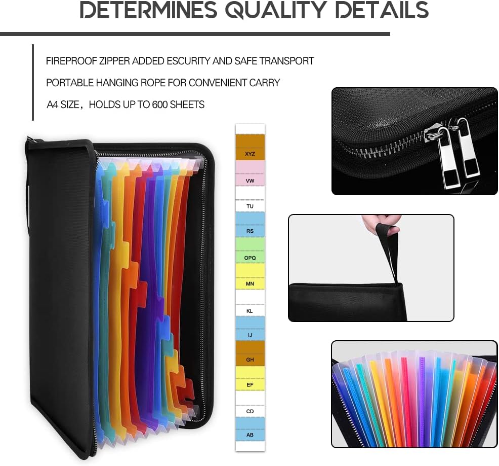 Fireproof and Waterproof Protective Bag for Digital Accessories  and Valuables