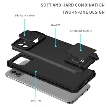Samsung Galaxy A03 Sliding Camera  TPU Case (Black)