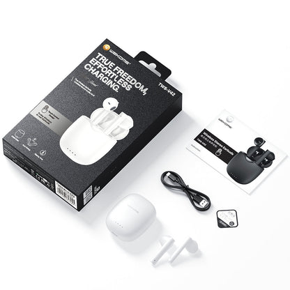 Copy of WK V42 True Wireless Stereo Semi-in-ear Bluetooth Headset with Charging Compartment (White)