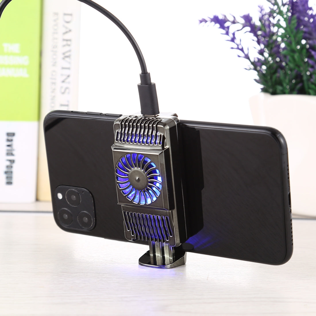 AH-101 Semiconductor Mobile Phone Cooling Bracket(Black)